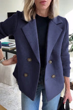 CLAIRE | Cardigan Lungo con Maniche Patchwork, Tendance e Chic